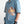 Hand-stitched Sashiko Aloha Shirt with Clover Motif No.019