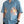 Hand-stitched Sashiko Aloha Shirt with Clover Motif No.019