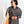 Hand-stitched Sashiko Shirt with Flower Motif No.032