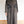 Hand-stitched Sashiko Shirt Dress with Clover Motif No.036