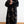 Hand-stitched Sashiko Shirt Dress with Wave Motif No.038