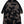 Hand-stitched Sashiko Shirt Dress with Wave Motif No.038