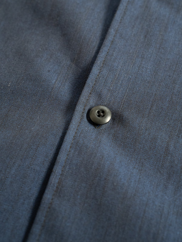Hand-stitched Sashiko Shirt with Cherry blossom Motif No.040