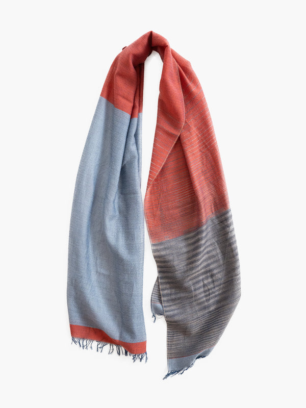 SMALL / GRADIENT MERINO WOOL SCARF