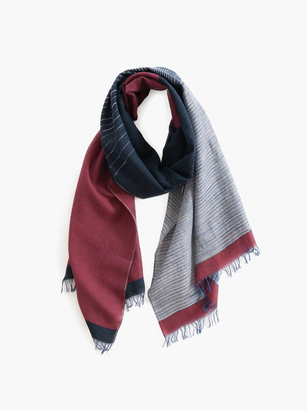 SMALL / GRADIENT MERINO WOOL SCARF