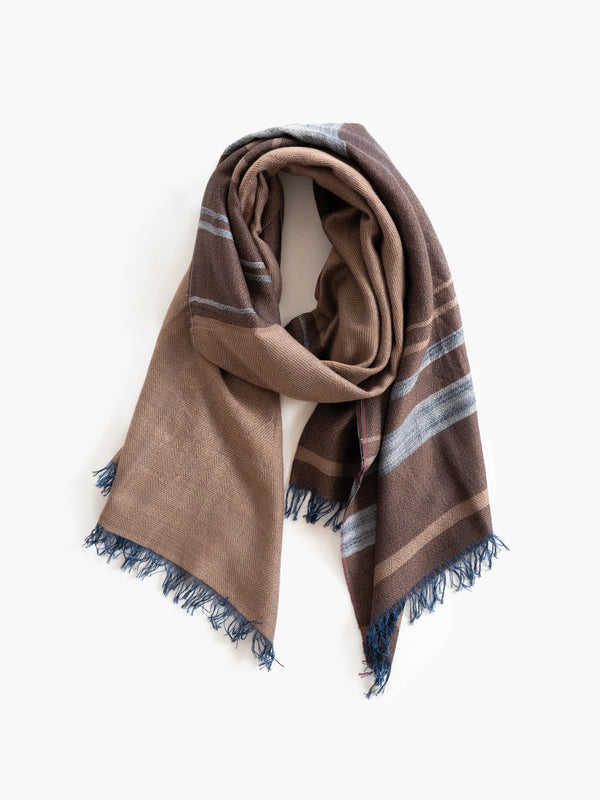STANDARD / CLASSIC STRIPE MERINO WOOL SHAWL
