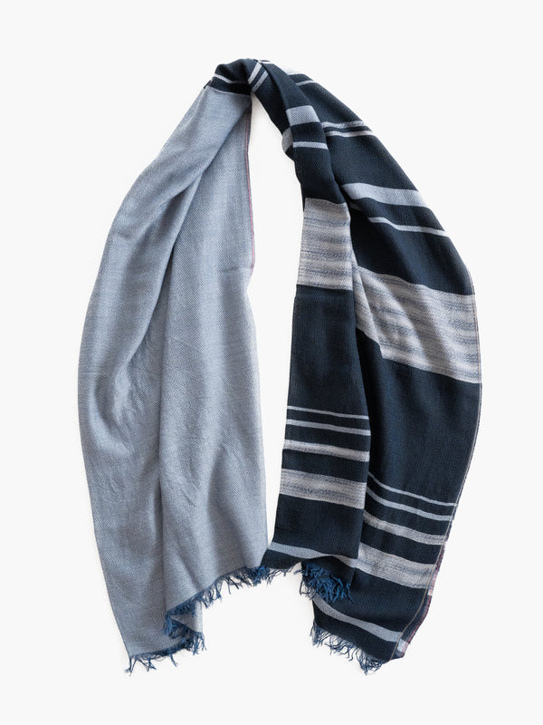 STANDARD / CLASSIC STRIPE MERINO WOOL SHAWL