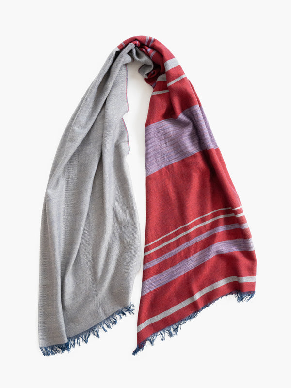 STANDARD / CLASSIC STRIPE MERINO WOOL SHAWL