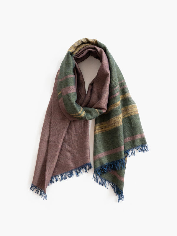STANDARD / CLASSIC STRIPE MERINO WOOL SHAWL