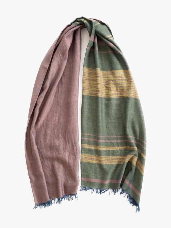 STANDARD / CLASSIC STRIPE MERINO WOOL SHAWL