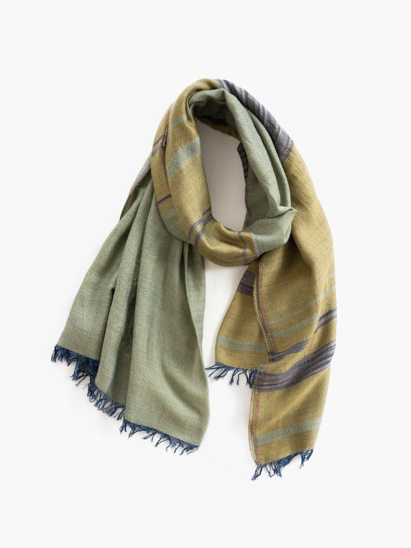 STANDARD / CLASSIC STRIPE MERINO WOOL SHAWL