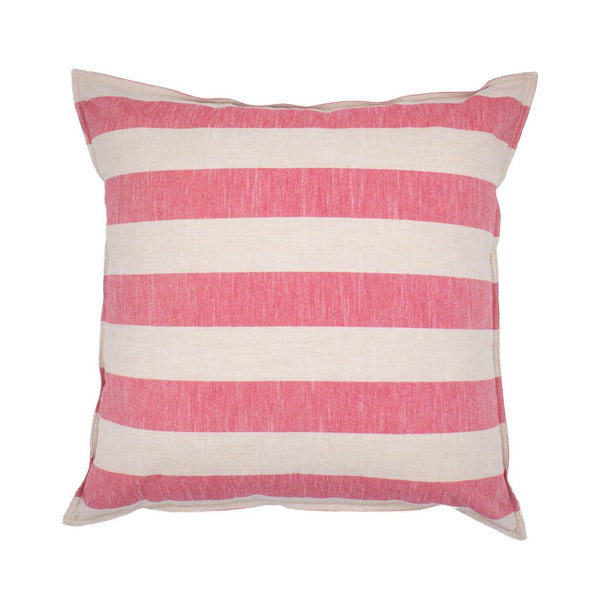 BORDER CUSHION COVER / RED
