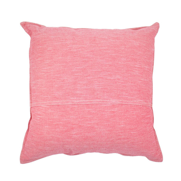 BORDER CUSHION COVER / RED