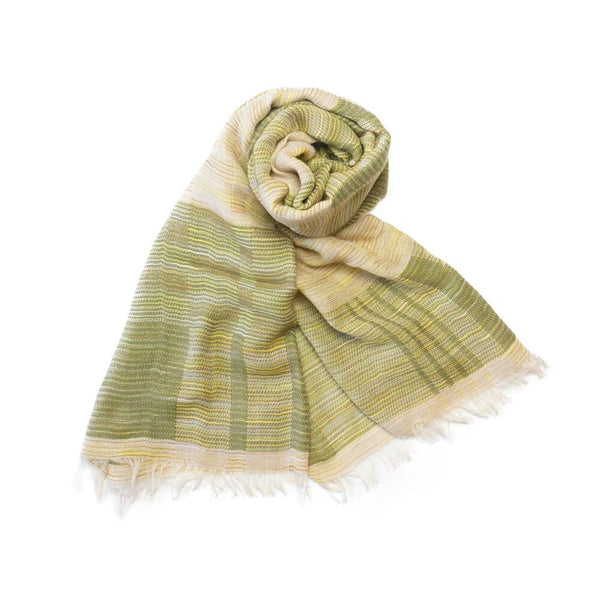 DF BLOCK PATTERN / 綿100% / KHAKI.YELLOW
