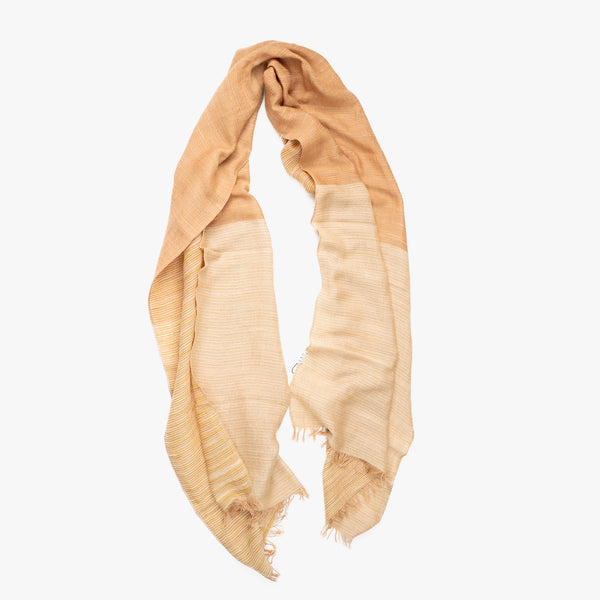 DF WOOL PATTERN / 毛 66% 綿 34% / CARAMEL.PEACH
