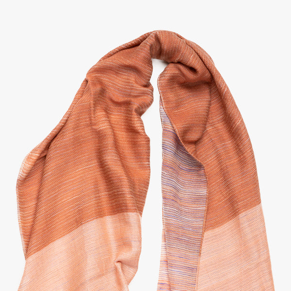 DF WOOL PATTERN / 毛 66% 綿 34% / COGNAC.PINK