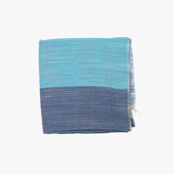DF WOOL PATTERN / 毛 66% 綿 34% / SKY.BLUE