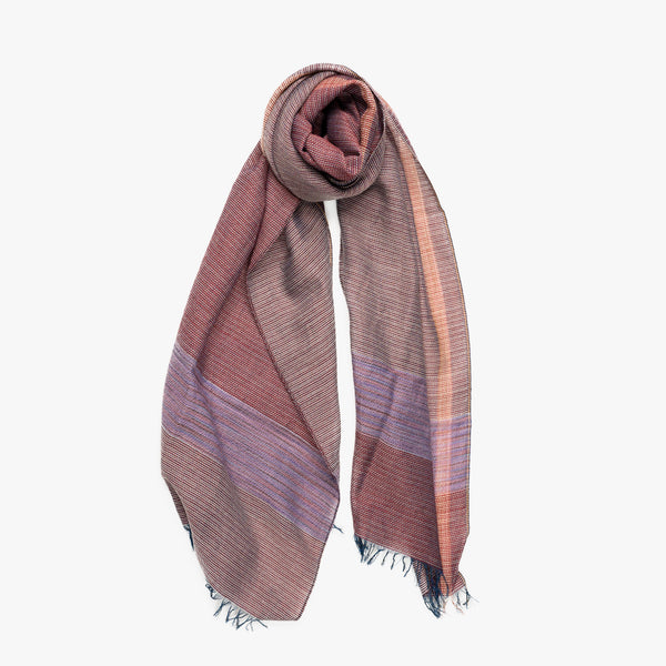 DF2 WOOL PATTERN / 毛 78% 綿 22% / RED.PINK