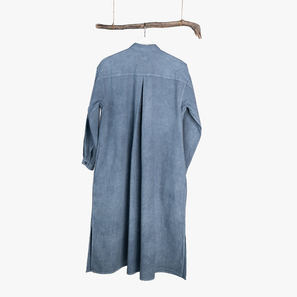 AI  REGULAR COLLAR SHIRT DRESS / NAVY