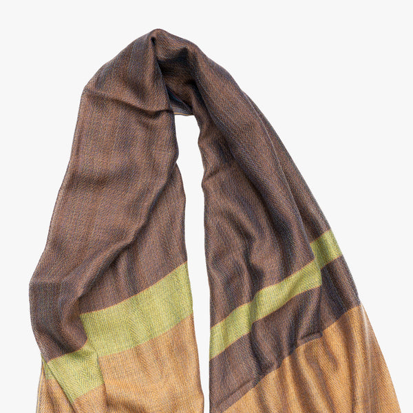 STANDARD / THREE-TONE MERINO WOOL SCARF