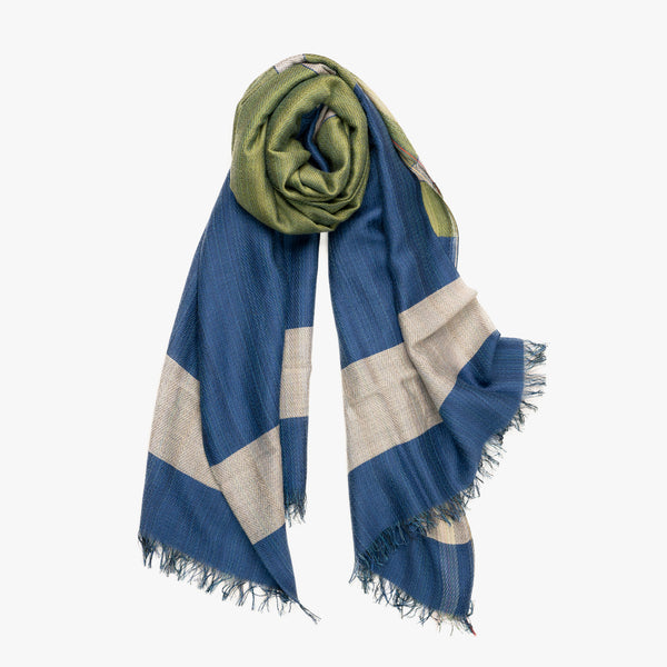 STANDARD / THREE-TONE MERINO WOOL SCARF